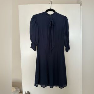 Navy Blue Reformation Dress